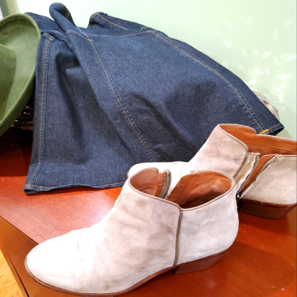 Sam Edelman Suede Leather Booties